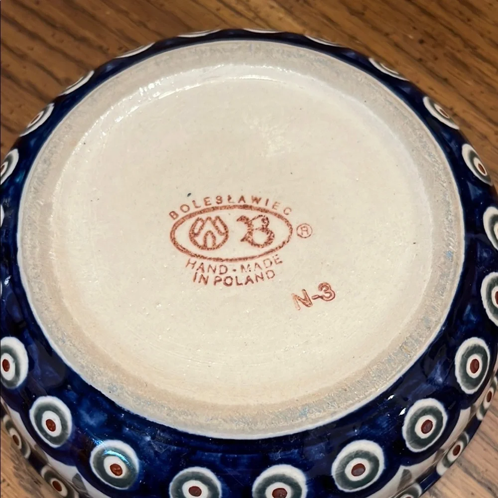 Blue and White Ceramic Bowl‎ and Jar Set